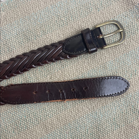 Vintage Accessories - Vintage Leather Belt Size XL